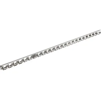 Vchodové dveře Nerezová lišta pro pásový závěs - délka 200 cm