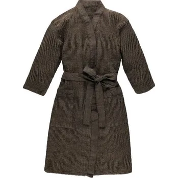 Rento saunový župan Kenno L/XL černo-hnědý