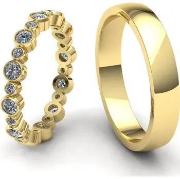 Prsten Snubní prsteny SN21004 Materiál: Bílé zlato 14kt