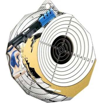 Poháry Bauer Kovová medaile MDM03M10 | Střelba