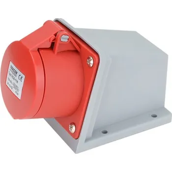 Elektrická zásuvka Tracon TICS-115 Nástěnná průmyslová zásuvka 16A, 400V, 3P+N+E, 6h, IP44 (Tracon TICS-115)