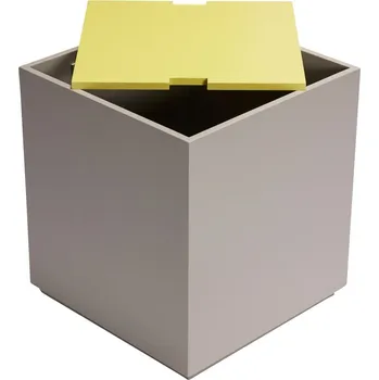 Truhla Žluto-šedá truhla z jasanového dřeva 40x45 cm Vault – Hübsch ID_1619548