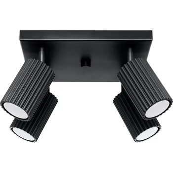 Bodové svítidlo Černé kovové bodové svítidlo ø 6,5 cm Gleam – Sollux ID_1719142