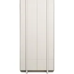 Krémová modulární skříňka z borovicového dřeva 101x210 cm Basu – WOOOD ID_1575504