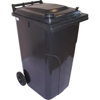 Pytle na odpadky Plastová popelnice 240 l, černá