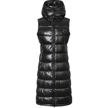 Dámská zimní vesta Covalliero 2023, dlouhá, černá - vel. S