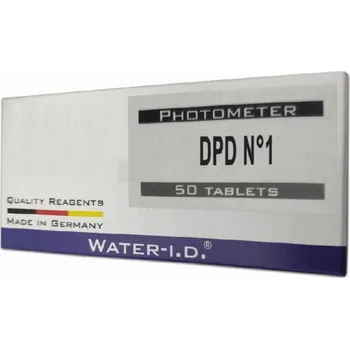 Water I.D. tablety pro PoolLab volný chlor DPD1 50 tablet