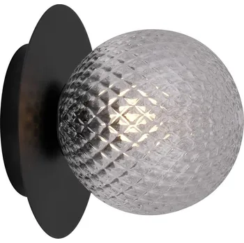 Černé stropní svítidlo SULION Musa, ø 14 cm ID_1443471