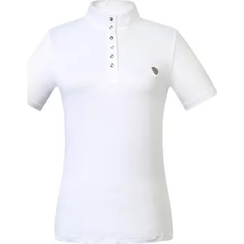 Chlapecké tričko Dětské závodní triko Covalliero Axomia, bílé, 140/146