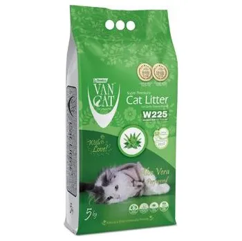 Podestýlka pro kočku Podestýlka Vancat stelivo bentonit Aloe Vera 5kg