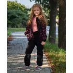 JOŽÁNEK Dětské softshellové kalhoty, černé