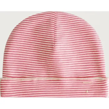 Kojenecká čepice GRAY LABEL Čepička Baby GOTS - Cherry - Cream Velikost: 6-12m
