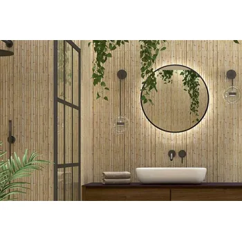 Dlažba MAINZU bamboo AD212 15 cm x 30 cm x 0,75 cm zelená 0,9 m2