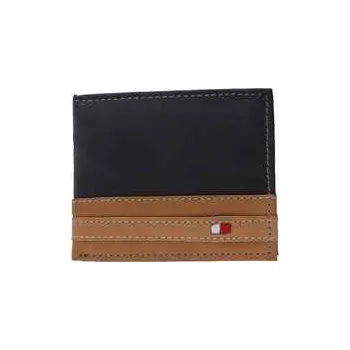 Peněženka Pánská kožená peněženka WILD černo hnědá U332