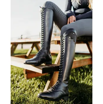 Jezdecká obuv Jezdecké boty QHP Hailey, černé - vel. 36