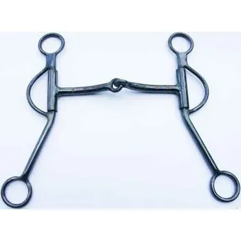 Udidlo pro koně Westernová lomená páka, s mědí - 13,5