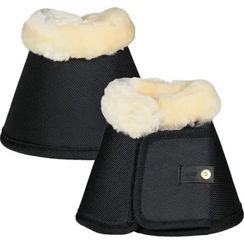 Čištění pro koně Zvony Horze Lincoln, černé s beránkem - vel. XL