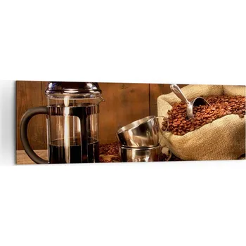 Obraz Velký obraz do obýváku 160x50 gastronomie moderní na plátně obrazy