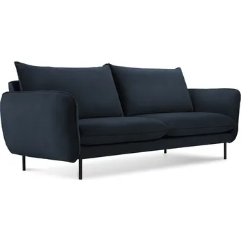 Pohovka Tmavě modrá sametová pohovka 160 cm Vienna – Cosmopolitan Design ID_1538544