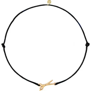 Náramek Náramek kadeřnické nůžky na šňůrce