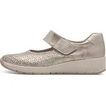 JANA SHOES NĚMECKO Boty Jana 664 růžovo/zlaté dámské polobotky Velikost: 41