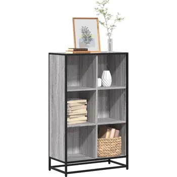 Nábytek vidaXL Knihovna 65,5x33x107,5 cm kompozitní dřevo [849161] Barva: šedá sonoma