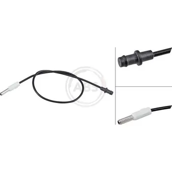 Brzdová destička Výstražný kontakt, opotřebení obložení A.B.S. 39433