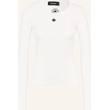 Dámské tričko dsquared2 Dámské Tričko S Dlouhým Rukávem, bílá, 40