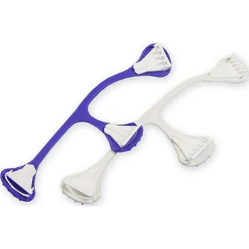 Snappi sponka 2 ks (bílá, tmavě fialová)