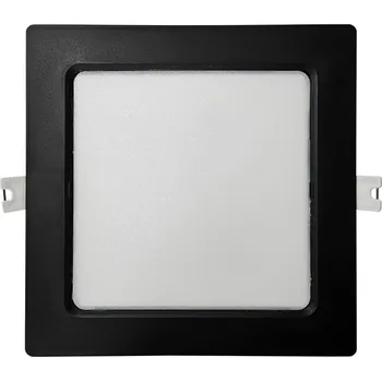 LED panel Q-59M LED panel 12W 1200lm 4000K černý - čtvercový přisazený Qtec