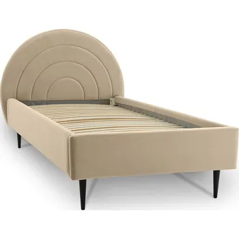 Dětská postel Béžová dětská postel 90x200 cm Rainbow – Scandic ID_1667654