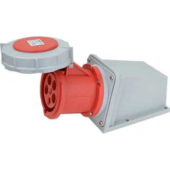 Elektrická zásuvka Tracon TICS-135 Nástěnná průmyslová zásuvka 63A, 400V, 3P+N+E, 6h, IP67 (Tracon TICS-135)