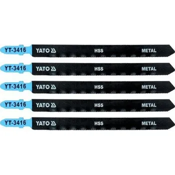 Příslušenství k nářadí Yato List pilový do přímočaré pily 130 mm na kov TPI21 5 ks