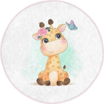 Koberec Bílý dětský koberec ø 80 cm Comfort – Mila Home ID_1622292