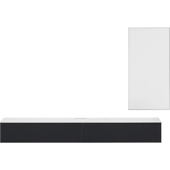 Televizní stolek Bílá sestava TV stolku a skříňky Edge by Hammel ID_1408069