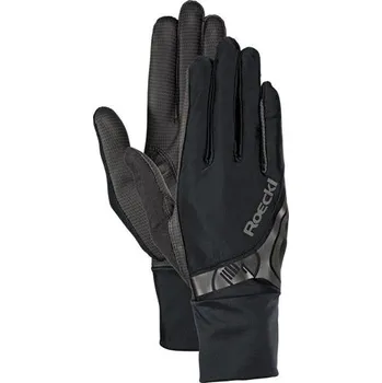 Jezdecké rukavice Jezdecké rukavice Roeckl Melbourne, černé - vel. 8