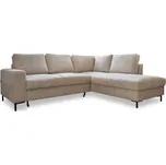 Béžová manšestrová rozkládací rohová pohovka (pravý roh) Lofty Lilly – Miuform ID_1681590