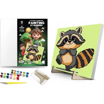 kreativní sada Kreativní sada Malování podle čísel - Enotik 25x25cm Qbee