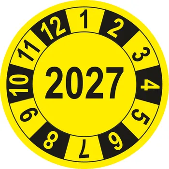 Speciální papír Kontrolní kolečko 12 - 2027 samolepící vinylová fólie 25 mm aršík 30 kusů