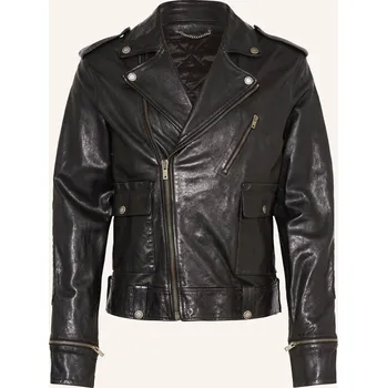 Golden Goose Pánská Kožená Bunda Journey, černá, 52