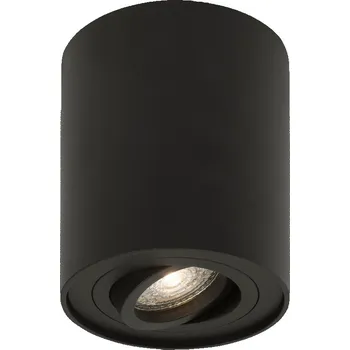 Bodové svítidlo Černé kovové bodové světlo Nova Luce Gozzano 9,6 cm