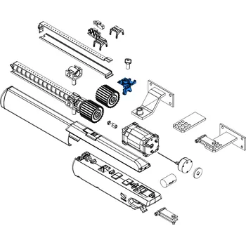 Pohon brány CAME 119RID106 zámek odblokování ATI