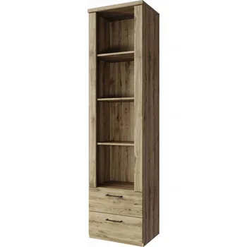 Knihovna DORI vysoký otevřený regál dub navarra