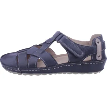 Dámské sandále OBUV JANA ČR Dámské kožené sandály JANA 541 modré Velikost: 42
