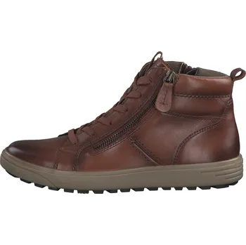 Dámské polobotky JANA SHOES NĚMECKO Boty JANA 299 hnědé dámské kožené kotníkové boty Velikost: 36