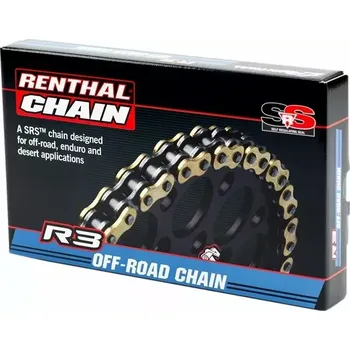 Řetězová sada pro motocykl Motokrosový řetěz RENTHAL CHAIN RT 520 R3-3 GB počet článků 118