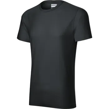 Pánské tričko Rimeck Resist heavy M MLI-R0394 ebenově šedé tričko 2XL