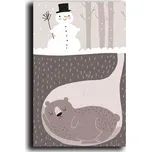 Dětský obrázek 45x70 cm Winter – Wallity ID_1550054