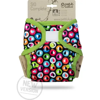 Plenkové kalhoty Barevná srdíčka - SIO complete sz