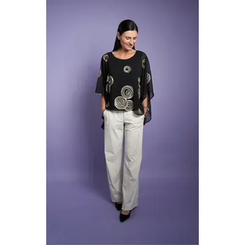 Dámská halenka Dámská halenka SEIDEL C1200 99 Bluse überschn. Arm Velikost: 38